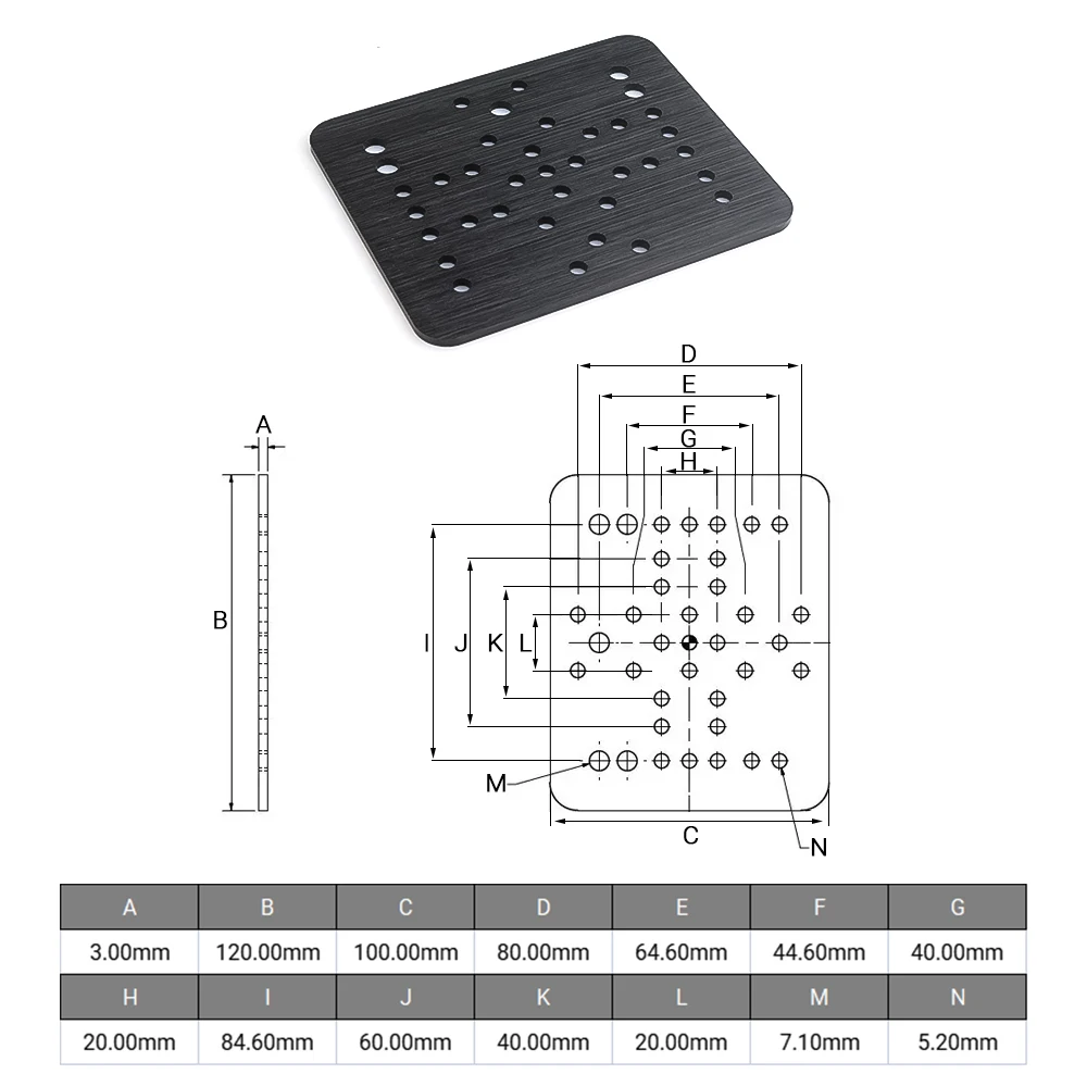 

Пластина OpenRail для алюминиевых профилей