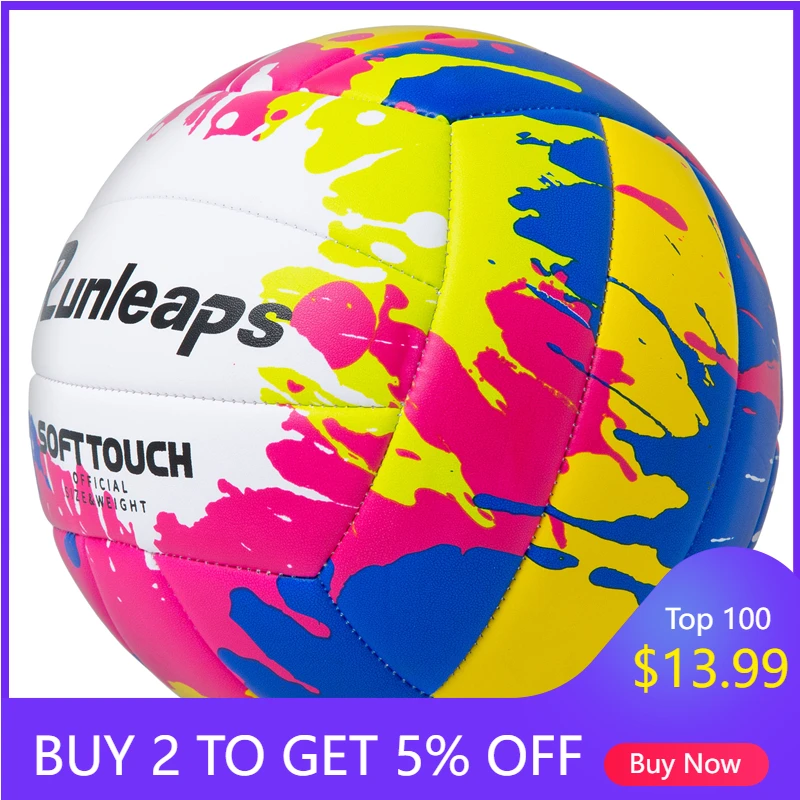 Внутренний искусственный мягкий полиуретановый Мужской пляжный волейбол для