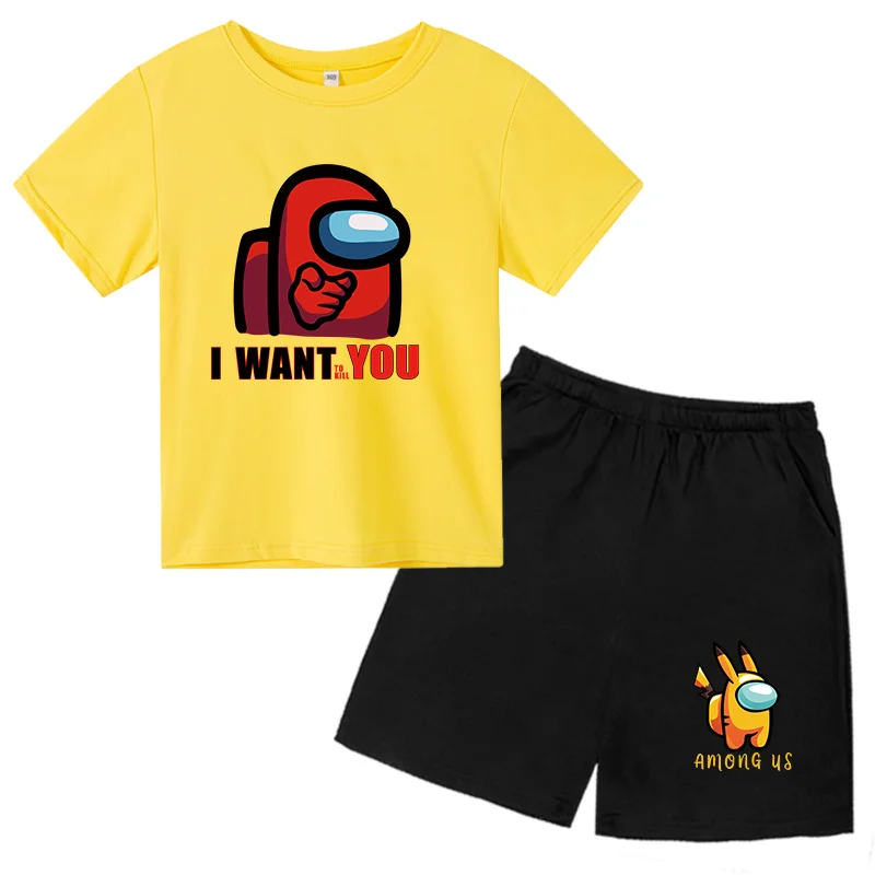 

Kids T Shirt Set Short Sleeve Shorts 2 Pack Summer 2022 Kids Sportswear Print Casual Boys Girls Kids Clothing
