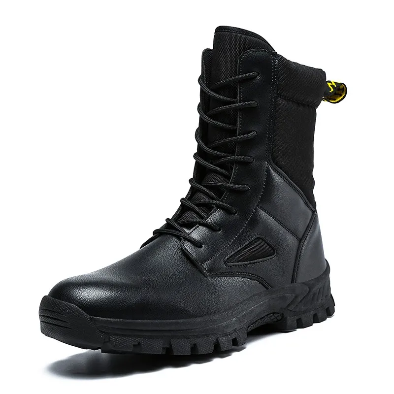 

2022 Autumn And Winter New Men's Shoes High Top Shoes Outdoor Army Hunting Army Boots Tactical Combat Man Boots