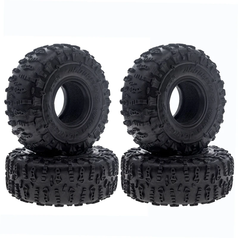 

4PCS 120MM 1.9 Rubber Wheel Tires Tyre for 1/10 RC Crawler Car Axial SCX10 90046 SCX10 III AXI03007 Traxxas TRX4 D90