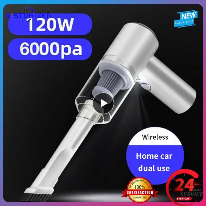 

Home & Car Dual Use Auto Vacuum 120w Car Vacuum Cleaner Universal Wireless Rechargeable Auto Vacuum Cleaner Cleaning Tools