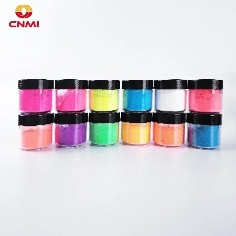 Неоновый пигмент для ногтей Fluorenscence Powder 12 цветов
