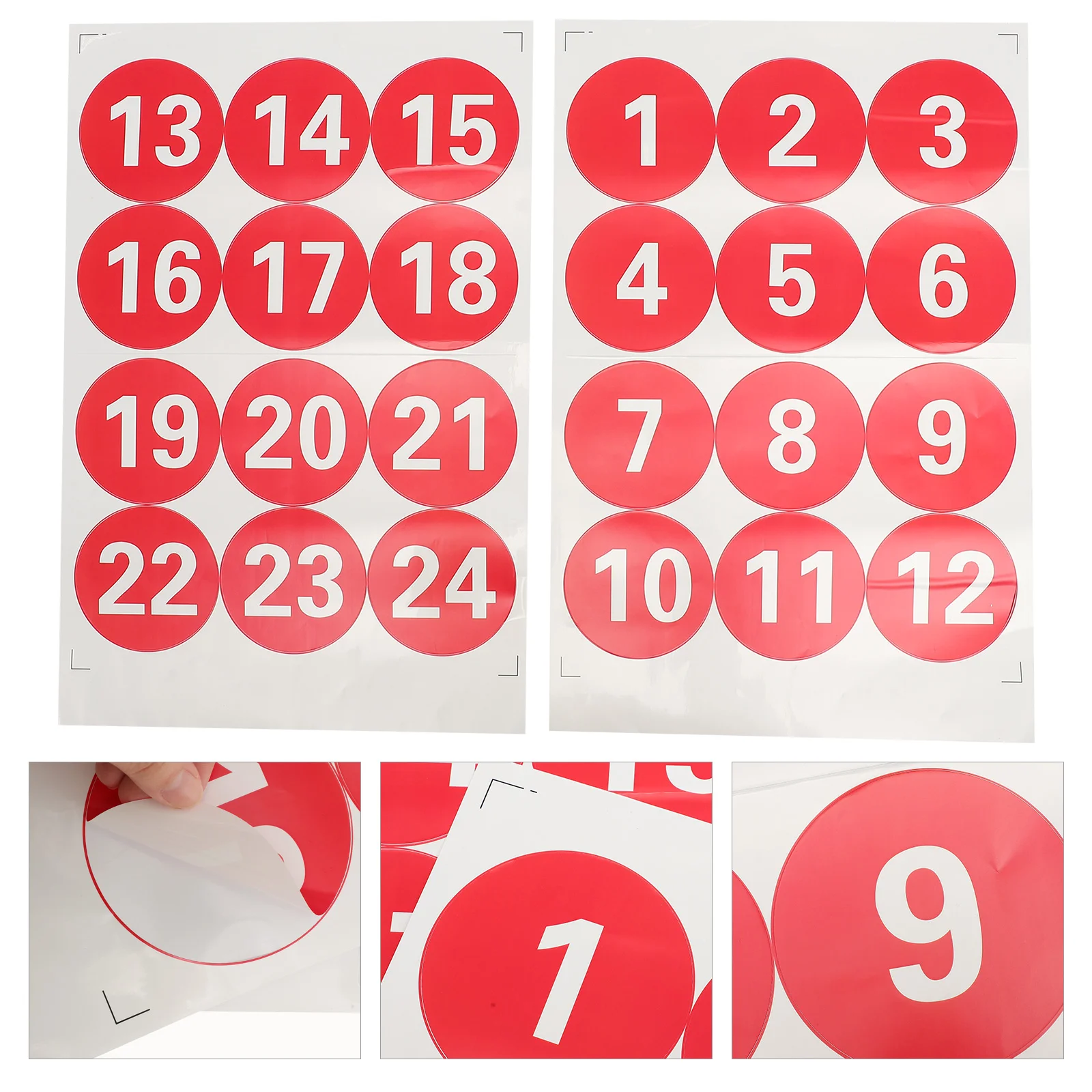 

Number Sticker Stickers Wall Adhesive Red 2 Self Mailbox Room Door Kids Wallpaper Teacher Trash Floor Blue 5 Boat Graduation Cap