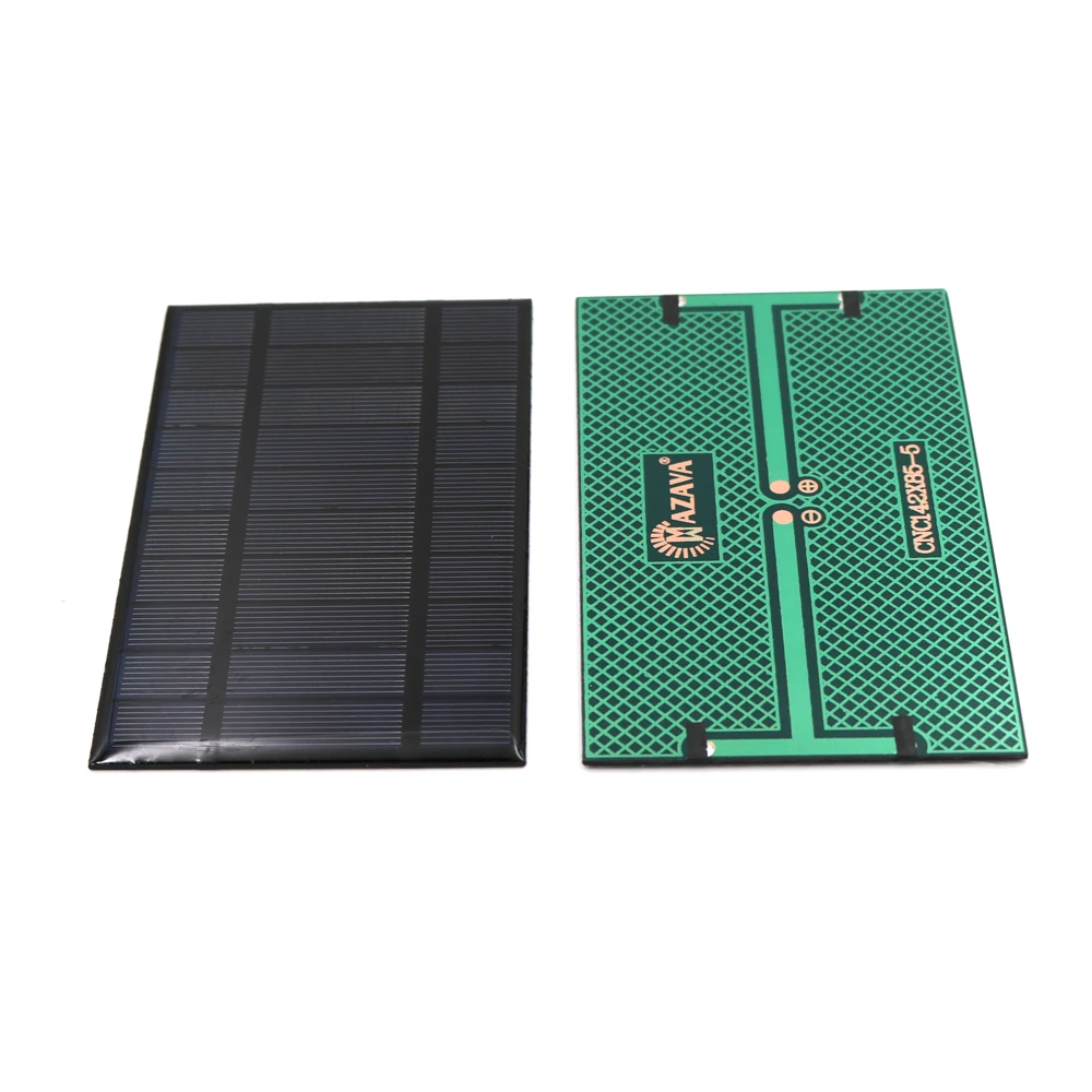 10pcs/lot 5 V 2 W Solar Cells 400mA 5V 2W Phone Charger Home Improvement Panel 142mm*88mm Polycrystalline Silicon |
