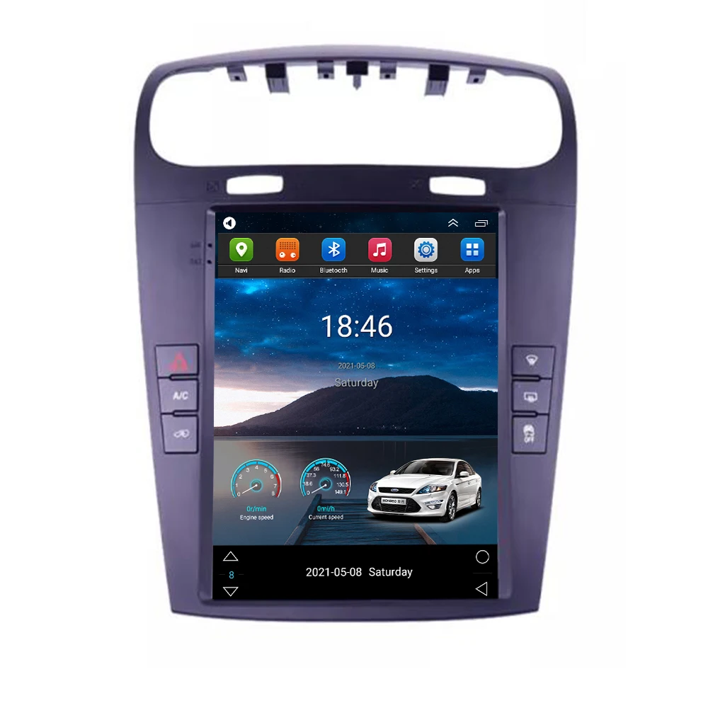 

9.7'' Tesla Screen Android12 Car Multimedia Player For Dodge Journey Fiat Freement Car Radio With GPS Wifi Carplay Android Auto