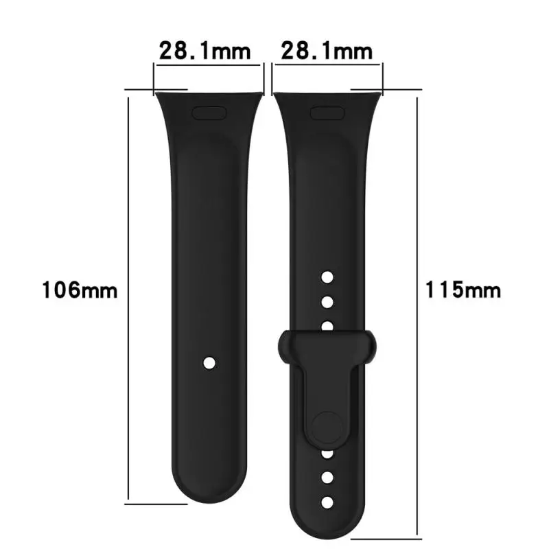 

Material Silicone Red Rice Only Watchband 5.5-8.7 Inches Intelligent Products Multi Color Option Weight 0.014kg Rubber Strap