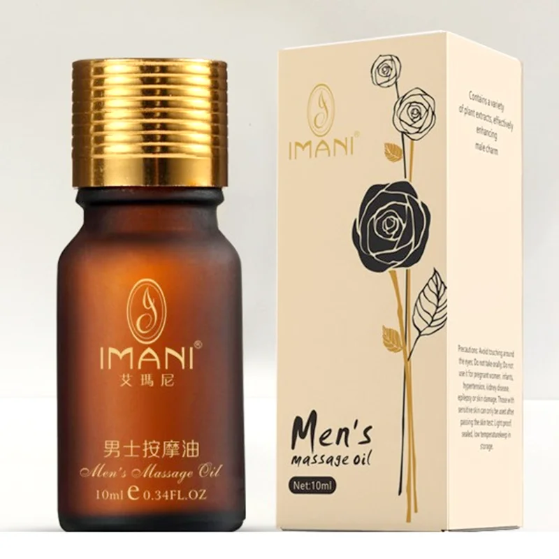 Эксклюзивное сексуальное сильное мужское эфирное масло Imani 10 мл масло для ухода большое мужское массажное масло