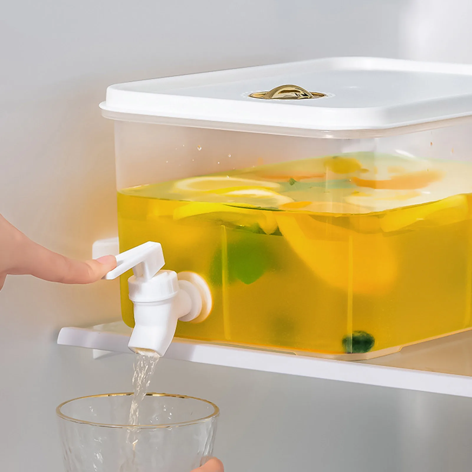 

3L/5L Water Pitcher Cold Kettle With Faucet Beverage Dispenser Fruit Tea Lemonade Juice Jar Container For Summer Outdoor Camping
