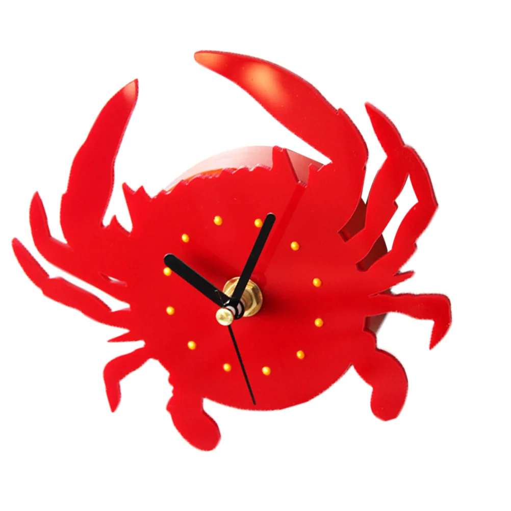 

DIY Clock Crab Magnet Suction Clock Refrigerator Magnetic Sticker Refrigerator Magnetic Sticker Magnet Suction Clock