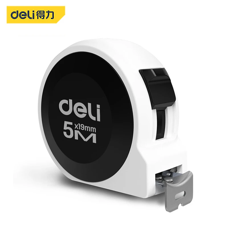 

Deli 3m 5m Precision Steel Measuring Tape System Auto Lock Measurement Tape Retractable Professional Measure Construction Tools
