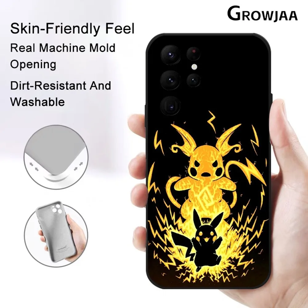 Чехол для телефона Pokemon G-Gengar Mewtwo Samsung Galaxy S25 S24 S22 S23 Ultra S21 S20 Plus 5G защитный