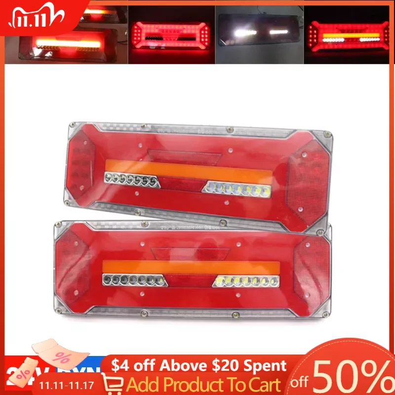 

2 шт., задний фонарь для грузовика, 24 В