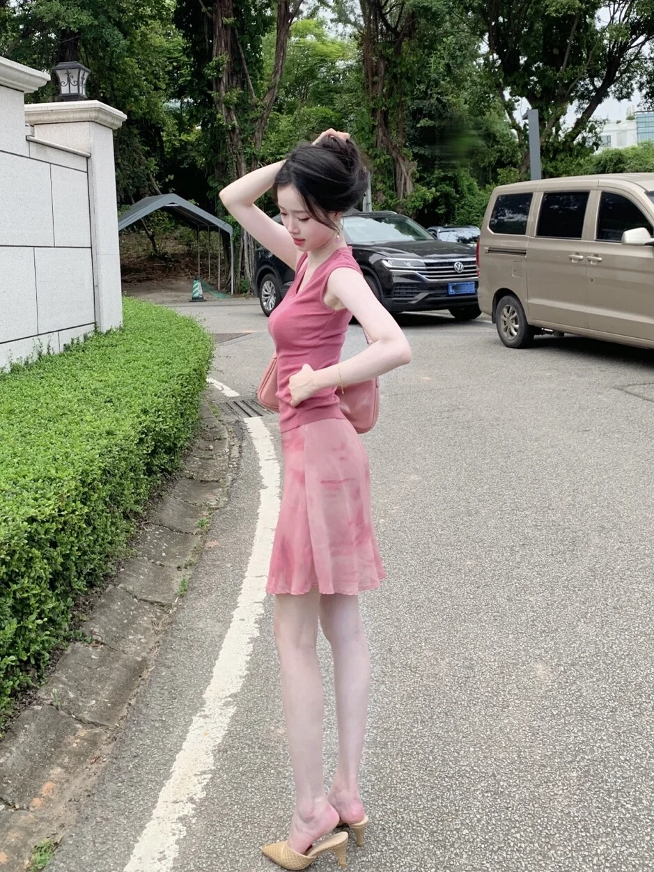 Zhang Honey с круглым вырезом Make Your Face Look Smaller Pure Desire Сексуальная белая плотная