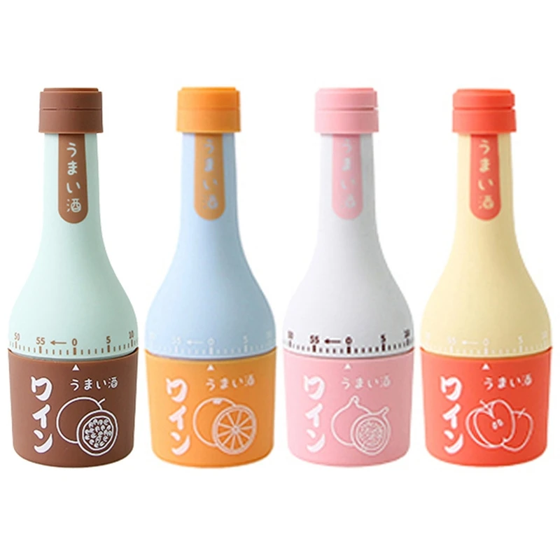 

Мультяшная винная бутылка, кухонные механические счетчики времени, часы для приготовления пищи, время для приготовления пищи, выпечки, спор...