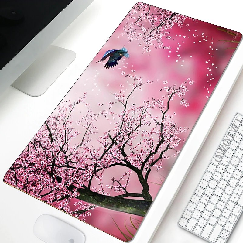 

Mousepad Home New Large MousePads keyboard pad Desk Mats Cherry Blossom Carpet Anti-slip Gamer Laptop Office Desktop Mouse Pad