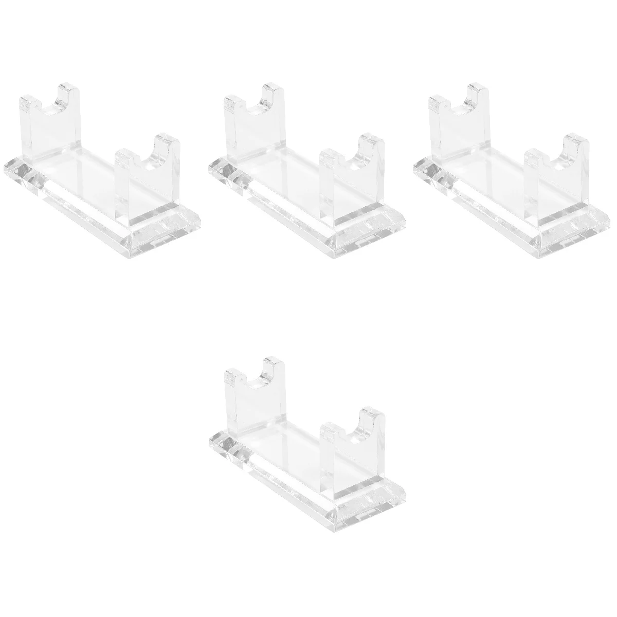 

4 Pieces Display Stand Pen Rack Brochas Para Uñas Acrilicas Rest Acrylic Office Desk Holder