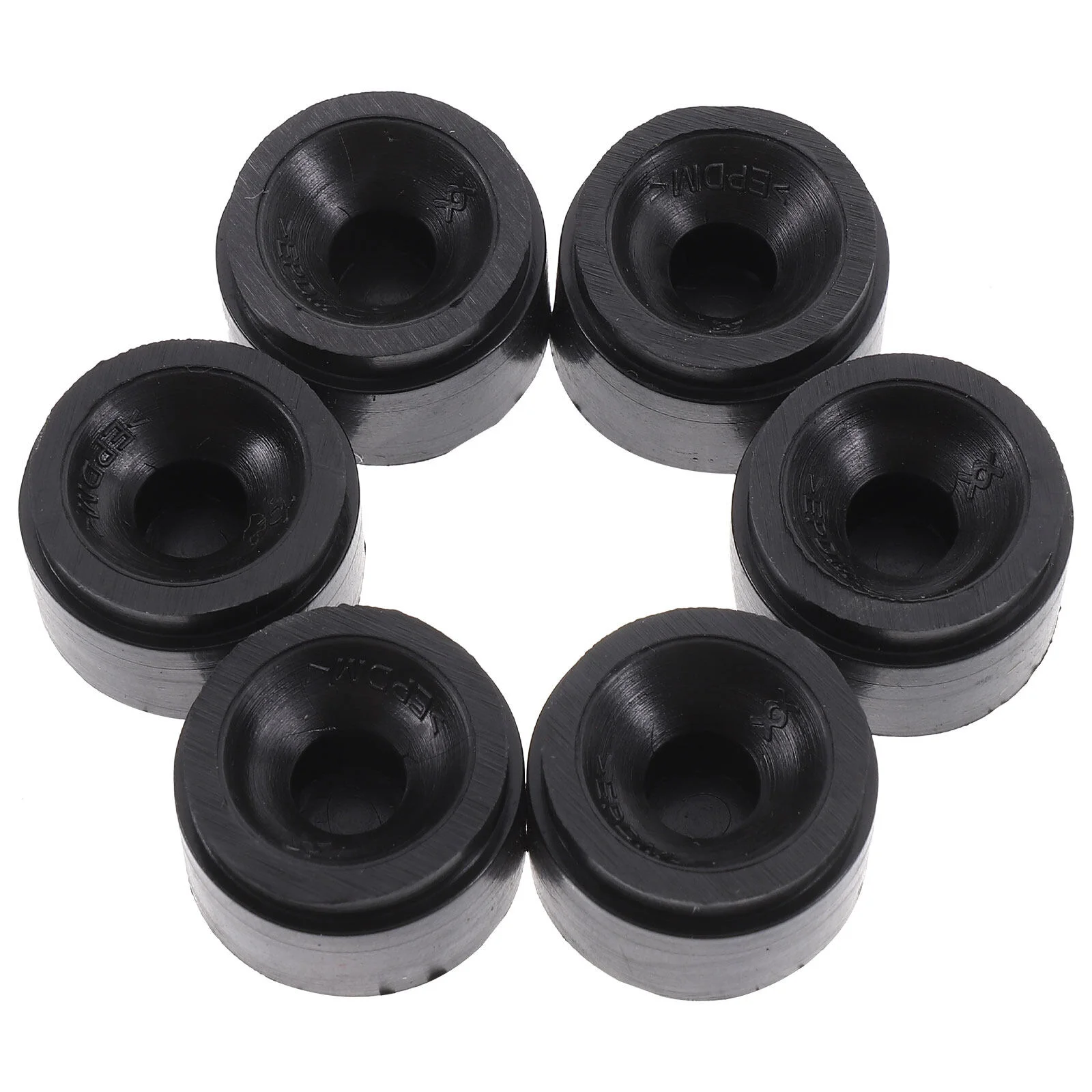 

6 Pcs Accessories Car Parts Auto Engine Cover Shock Absorber Protector Rubber Mat