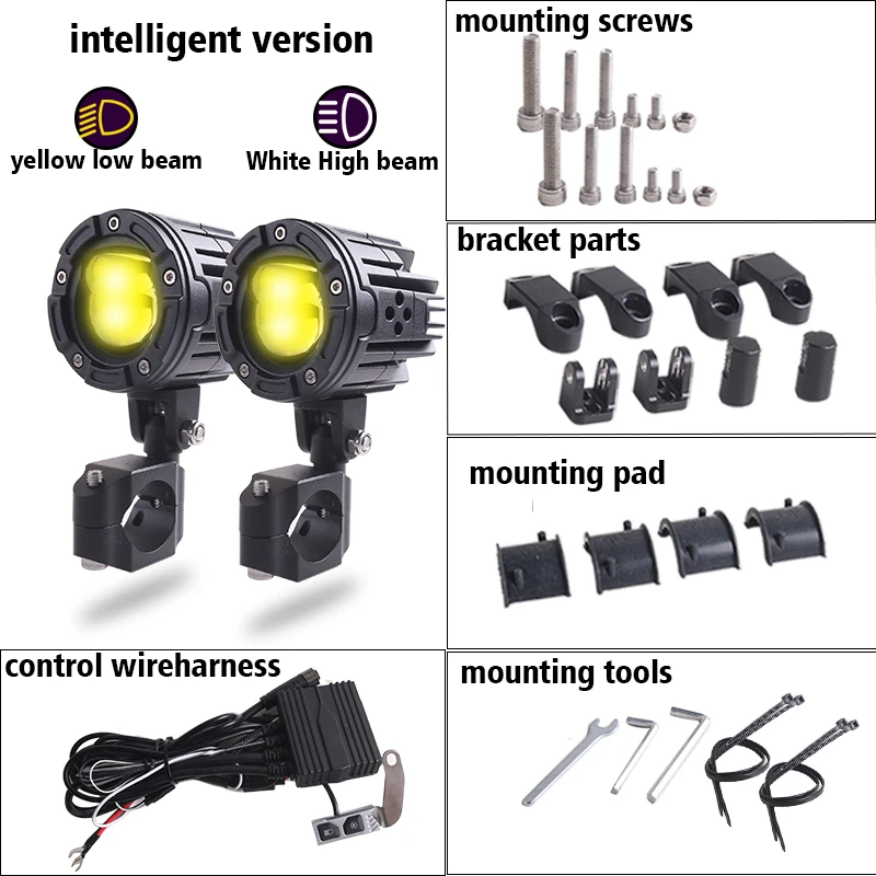 

SANVI фонарь для мотоциклов BMW R1200GS F850GS F750GS 1250GS LC Adventure 6000k 3000K