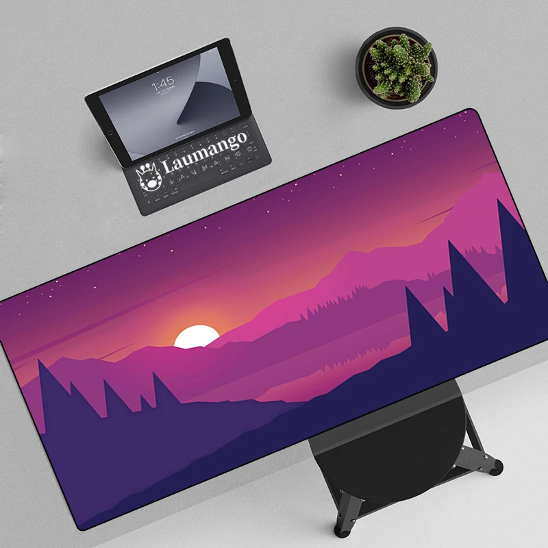 

Mousepad Xxl Deep Forest Firewatch Keyboard Mat Pc Gaming Computer Office Accessories Custom Mouse Pad Hot Cabinet Big