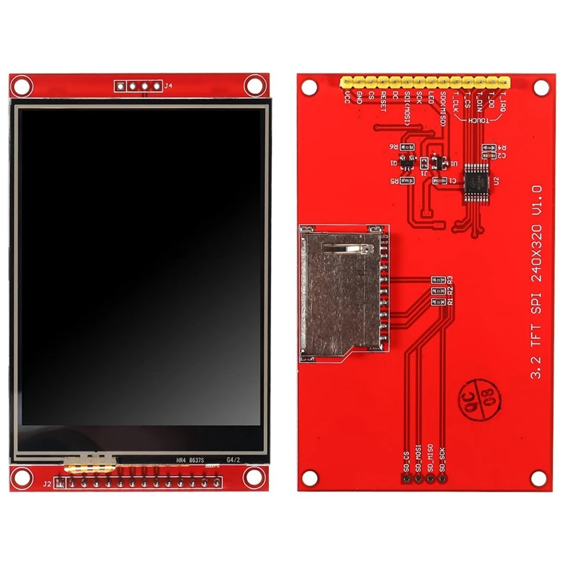 2 5-дюймовый сенсорный ЖК-экран ILI9341 SPI TFT ЖК-дисплей сенсорная панель 320X240 5 В/3 в STM32