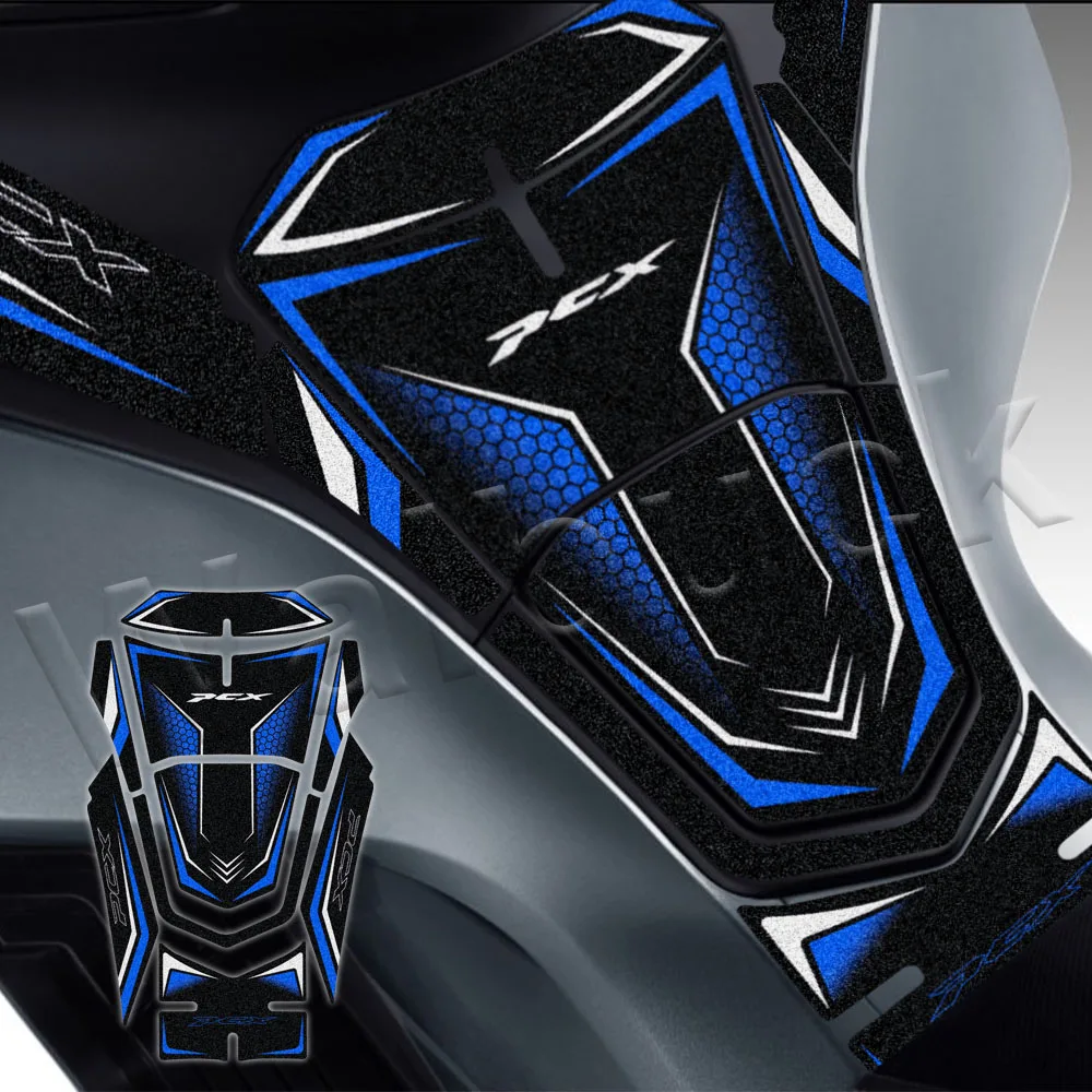 Фото Для Honda PCX160 Pcx 160 2020-22 3M матовый мотоциклетный топливный бак Тяговая прокладка наклейка газовая крышка защитный аксессуар водонепроницаемый №2
