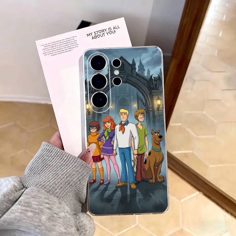 Фото Чехол для телефона S-Scooby-Doo для Samsung S25, S24, S21, S22, S23, S30, Ultra, S20, Plus, Fe, Note, 10, 9, 5G, прозрачный №3