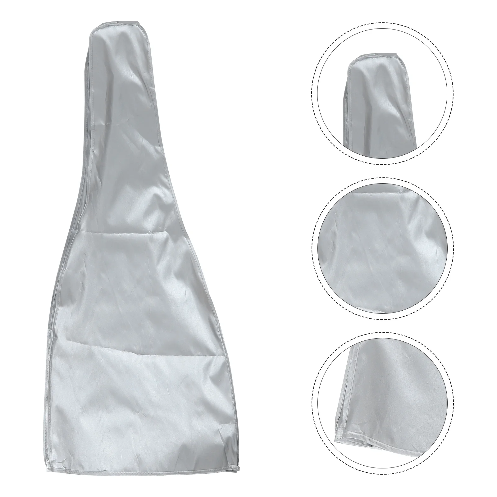 

Waterproof Suitcase Bass Waterproof Dustproof Violin Instrument Protector Silver Coated Cloth