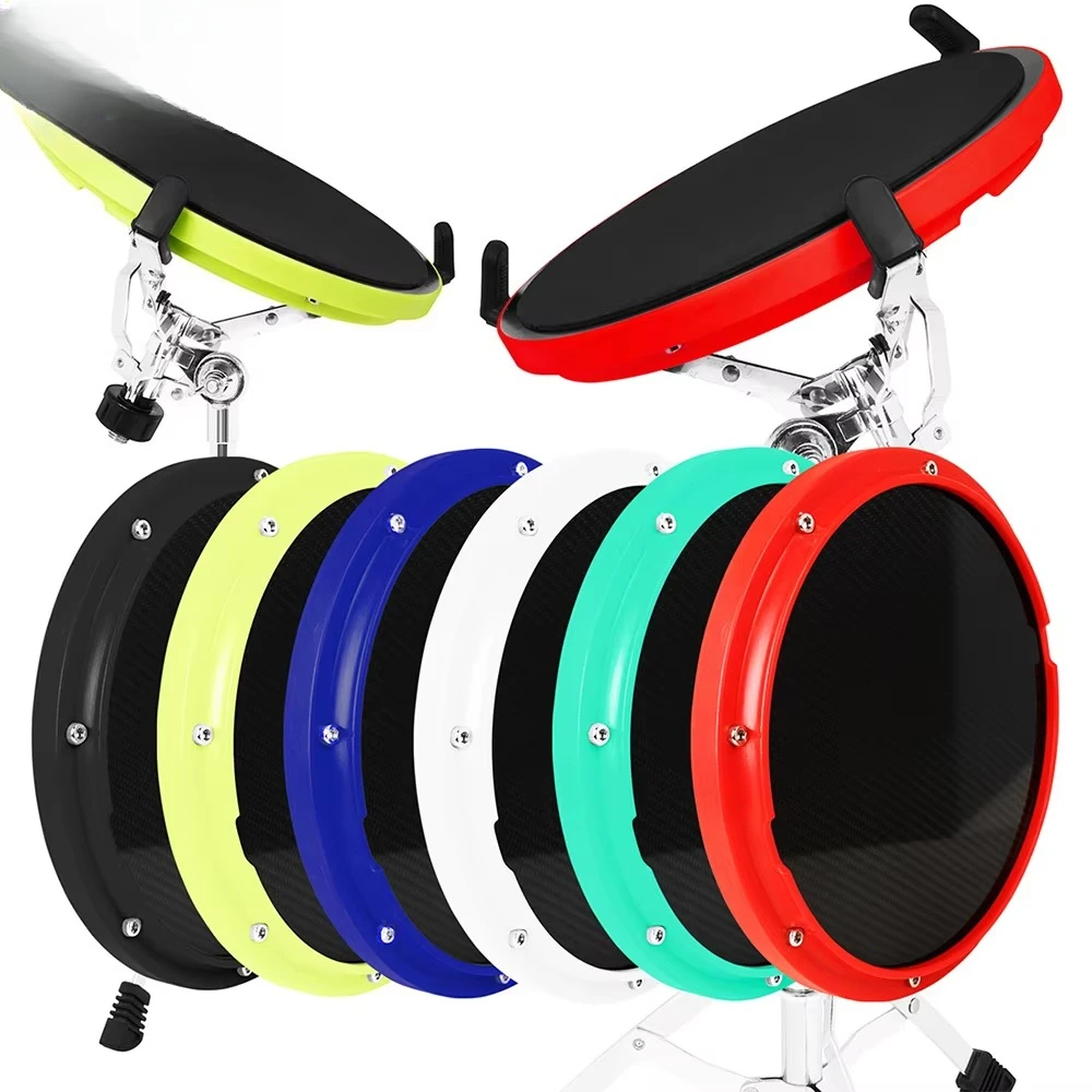 Фото 2023 Jingying Music Dumb Drum Series, 10-дюймовые звуковые барабанные колодки из углеродного волокна для практики тупого барабана №2