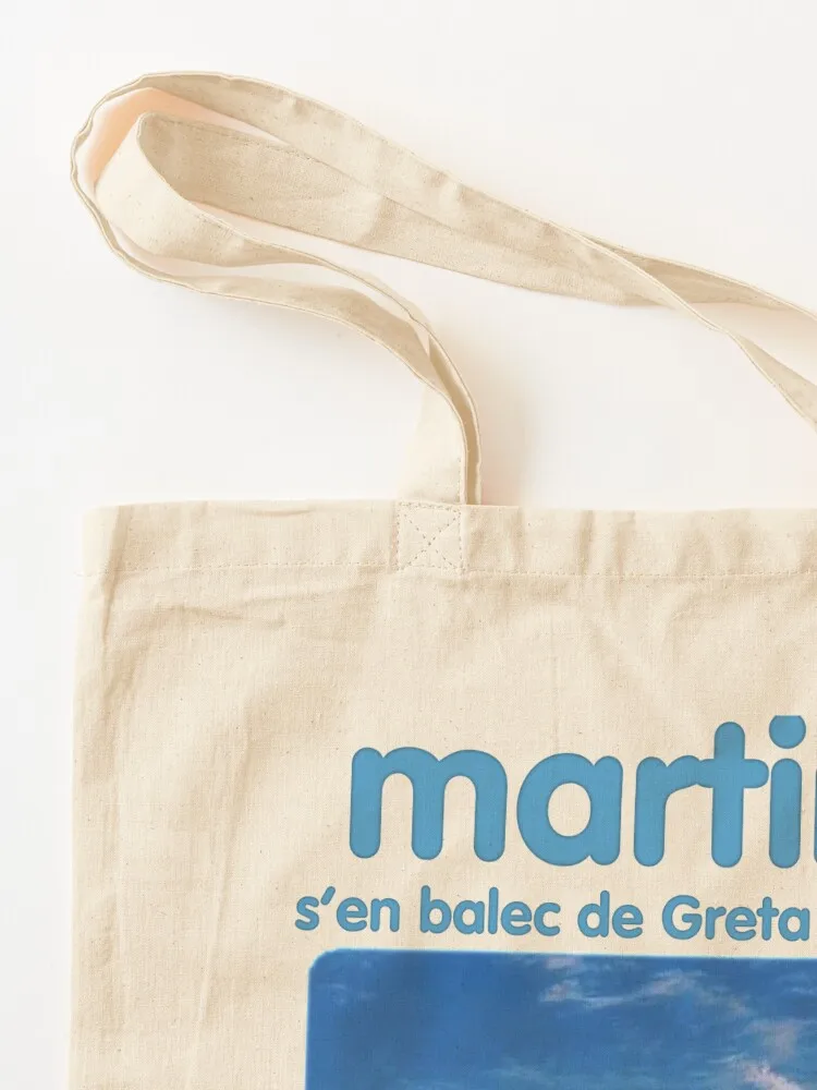 Martine gets rid of Greta Thunberg Tote Bag персонализированная сумка-тоут эко-пакет Холщовая