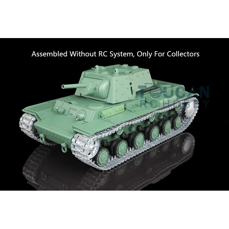 

US Stock Henglong 1/16 Static Display Tank Soviet KV-1 Tracked Car Collection Model 3878 W/O Mainboard Radio System TH08757-SMT7