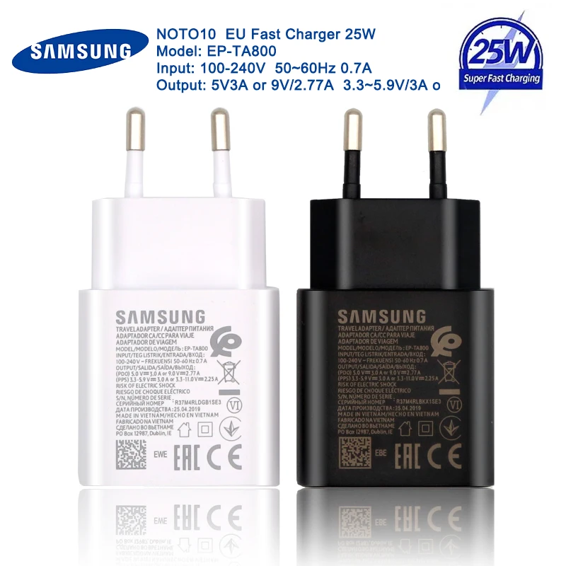 

Samsung Оригинальное 25 Вт Сетевое зарядное устройство Usb Тип C адаптер питания супер быстрое зарядное устройство Galaxy S22 S21 Note20 Ultra S21 + Note 10 5G A71