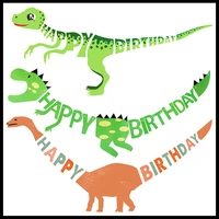 dinosaur themed banner 3meter dino shape banner jungle safari party baby shower kids boys dinosaur birthday party decoration