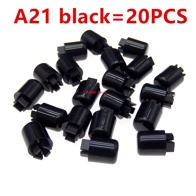 

20 шт., колпачки для кнопок A21, круглые колпачки для кнопок диаметром 12*12*7,3 мм, квадратная головка, колпачки для сенсорных кнопок, цветная пластиковая крышка