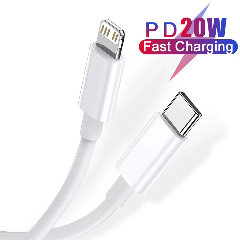 

2021 20W Fast Charging Data Sync Cord 5A PD USB C Cable For iOS Charger For Apple iPhone 12 11 Pro Max Mobile Cables Data Line