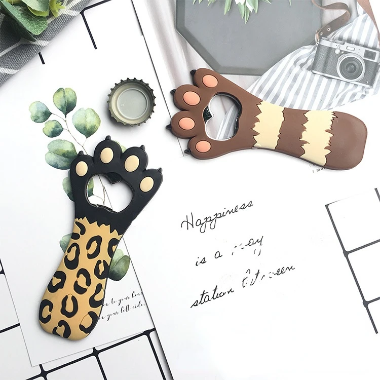 

1PCS Creativity Cartoon Cute Paw Wine Bottle Opener Beer Bottle Opener Cat Magnet Refriger Magnet Beer Opener