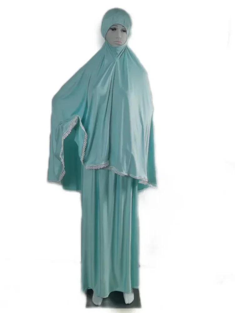 Ид Рамадан Молитвенная одежда Мусульманские женские комплекты юбок Комплект из