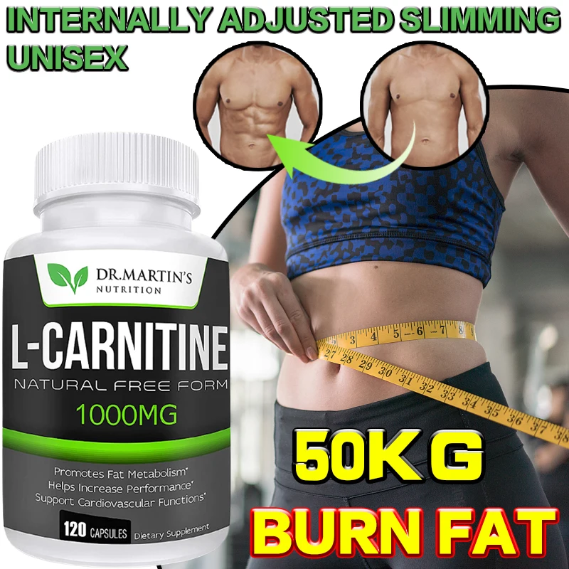 

Super Strength L-Carnitine 1000mg Capsules, Boost Metabolism & Enhance Performance, Weight Loss, Muscle Gainer Supplement