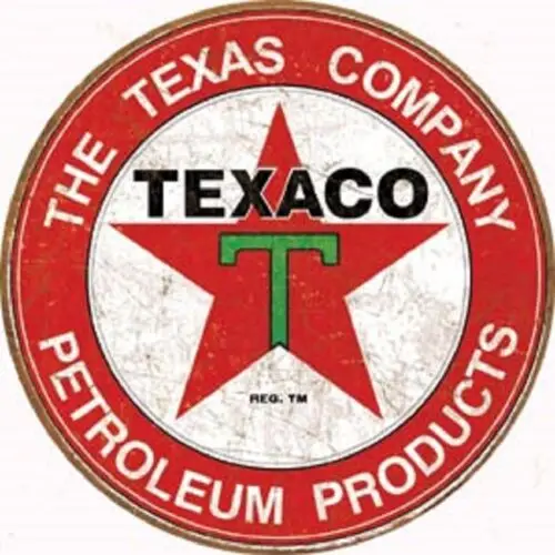 Официальная Лицензированная круглая алюминиевая вывеска на нефтяную продукцию