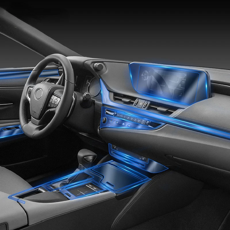 

For Lexus ES 250 300 350 2018-2021Car Interior Center console Transparent TPU Protective film Anti-scratc Repair film Accessorie