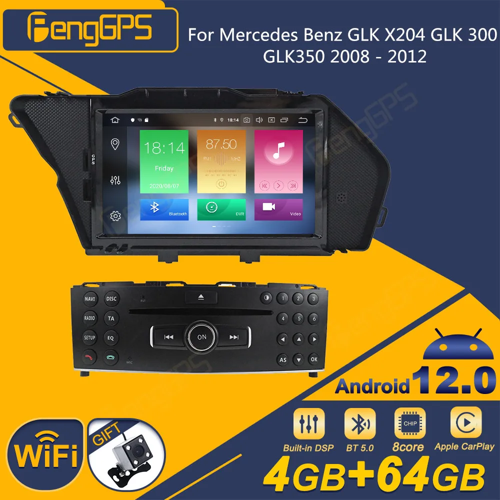 

For Mercedes Benz GLK X204 GLK 300 GLK350 2008 - 2012 Android Car Radio 2Din Stereo Receiver Autoradio Multimedia DVD Player GPS