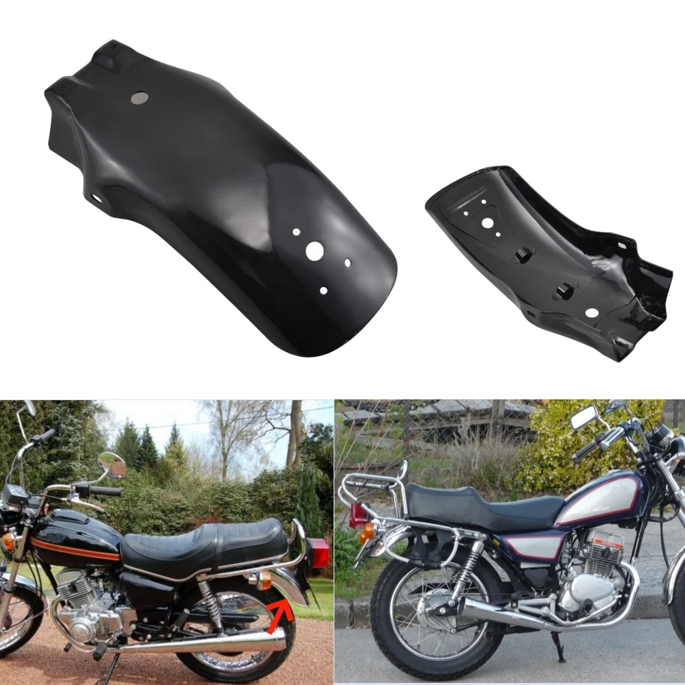 Фото Металлическое заднее крыло мотоцикла, брызговик для Chopper Bobber Honda Shasow VTX Yamaha V-Star Kawasaki VN800 900, аксессуар для мотоцикла №1