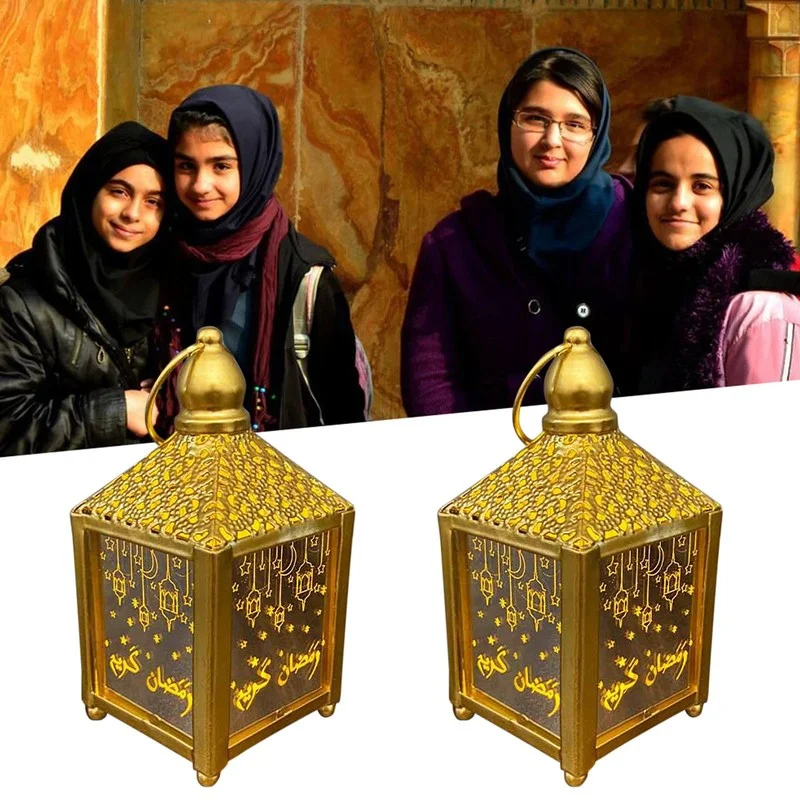 

Ramadan LED Decoration Lantern Mubarak Lantern Decoration Holiday Decoration Muslim Islamic Festival Party Supplies Decoration