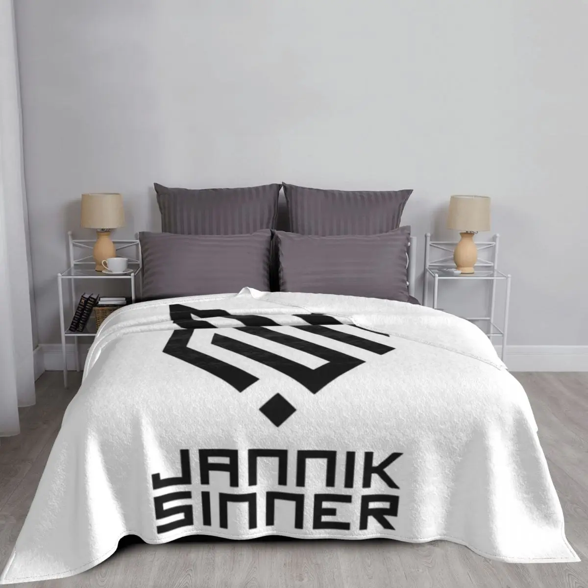 Одеяло Jannik-Sinner Merch Покрывало на кровать Эстетическое