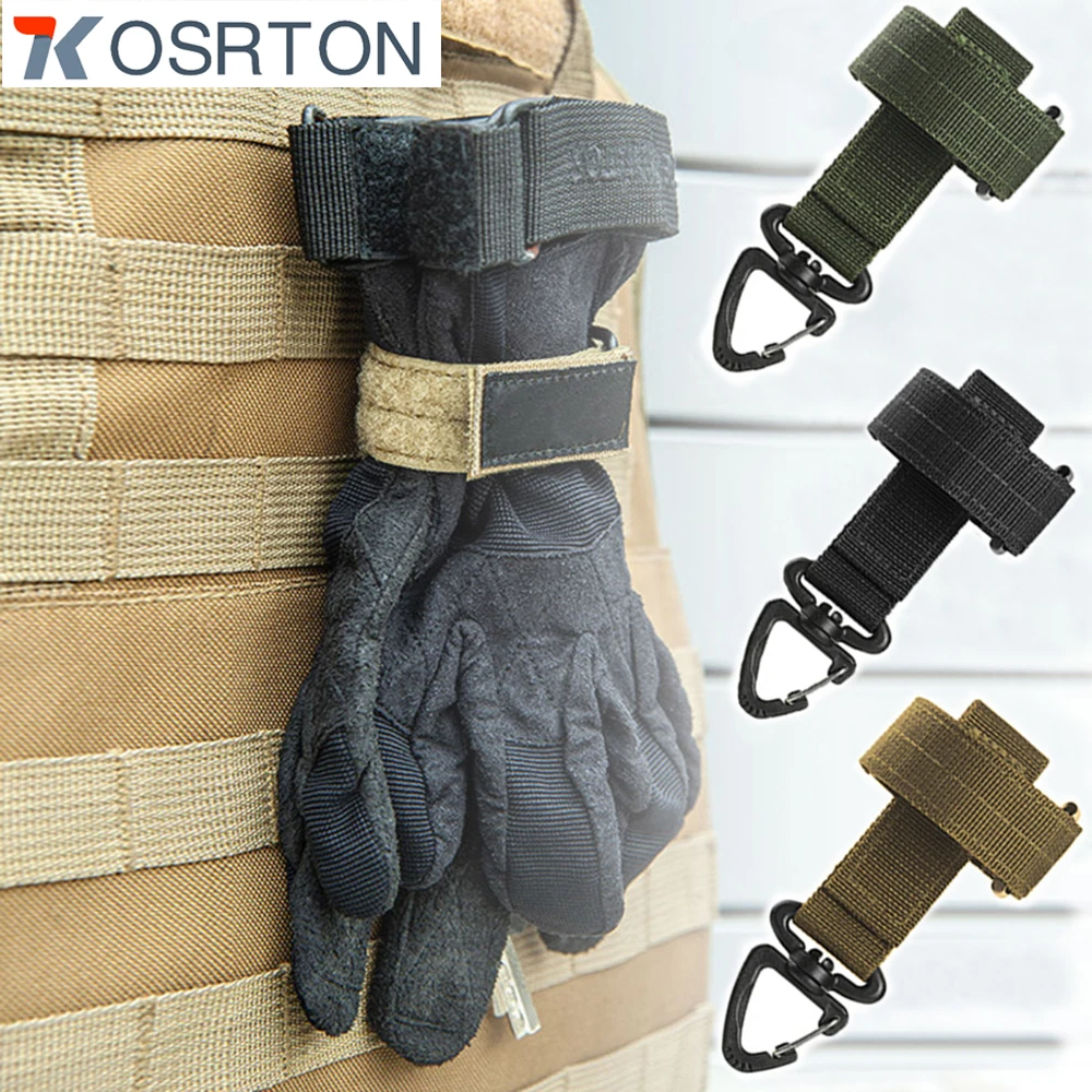 Multifunctional Glove Hook Tactical Vest Hanging Buckle Glove Safety Clip Outdoor Climbing Rope Anti-lost Camping Buckle