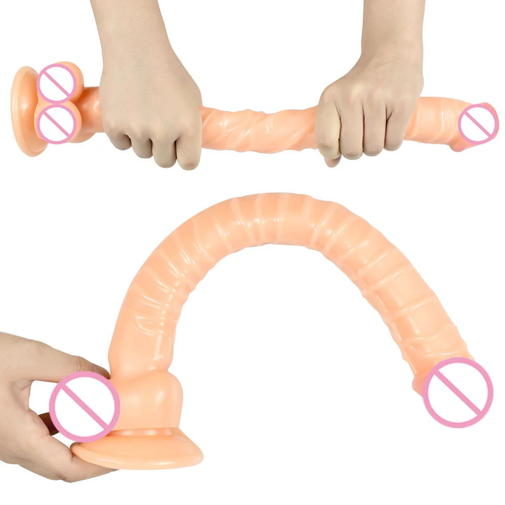 Реалистичный фаллоимитатор 15 7 дюйма с присоской свободные руки безопасный