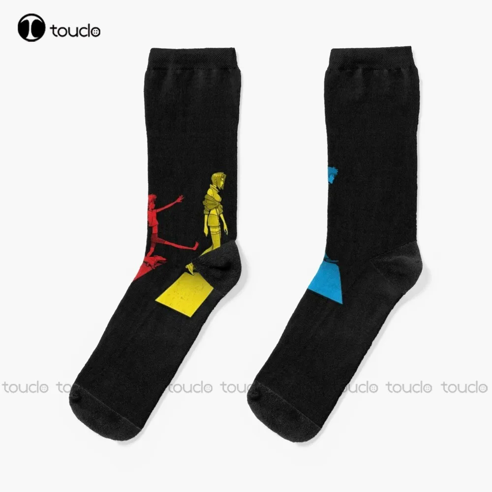

Cowboy Bebop Socks Cycling Socks 360° Digital Print Unisex Adult Teen Youth Socks Personalized Custom Gift Hd High Quality