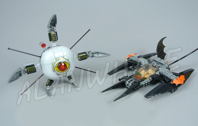 297 шт. набор строительных блоков Super Fighter Brother Takedown Batjet регулируемые Talons 11023