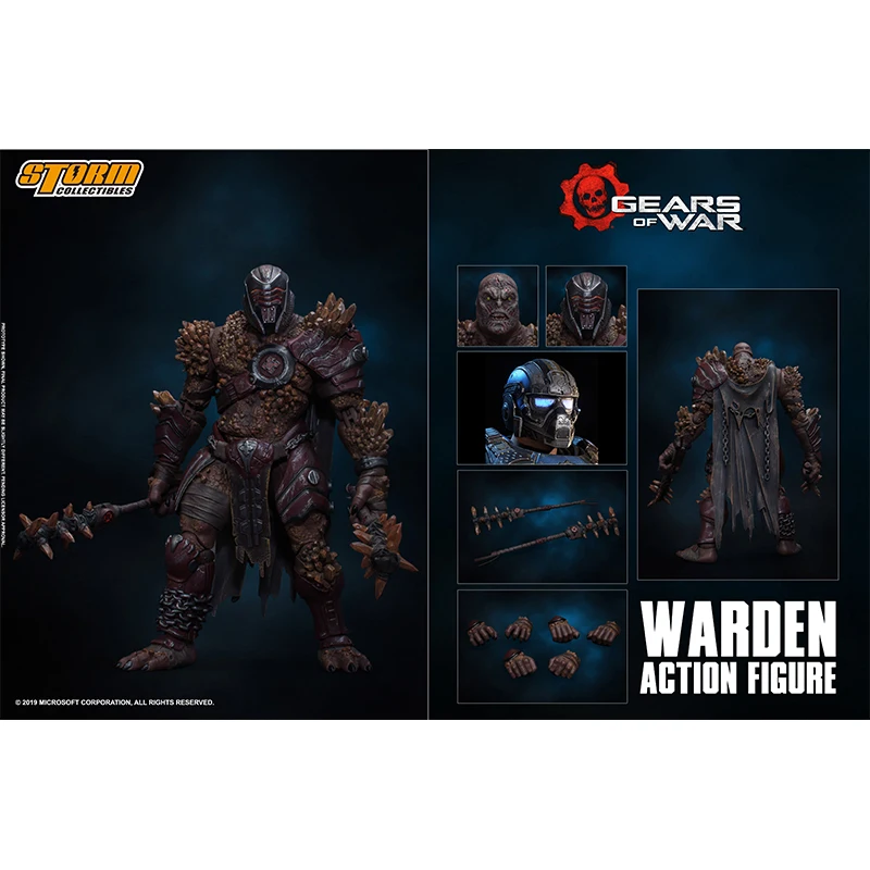 

Original Storm Toys WARDEN - GEARS OF WAR 6-inch Action Figure Model Decoration Collectible Toy Birthday Gift