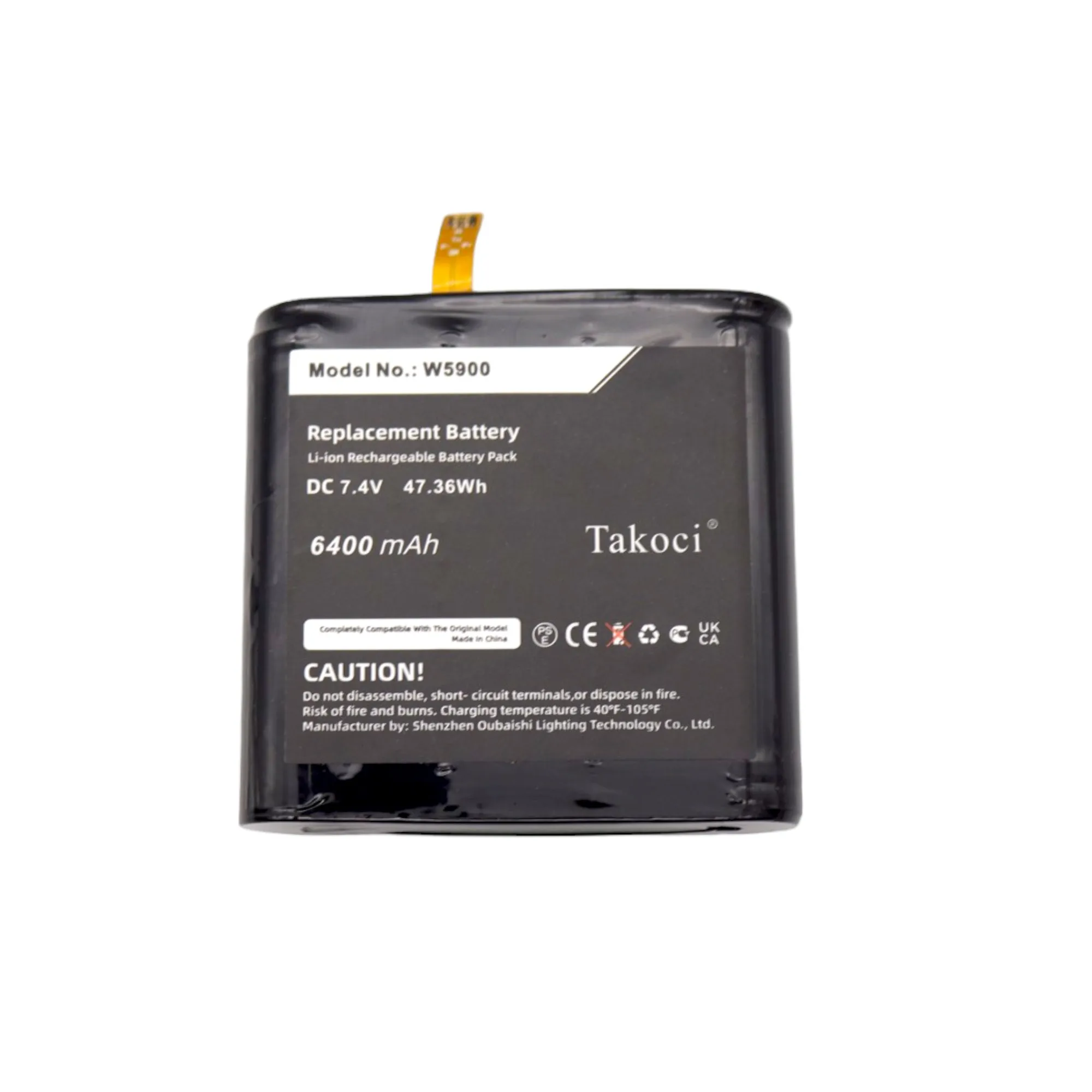 Replacement Battery for Sunmi V1 W5600 W5900 7.4V/mA